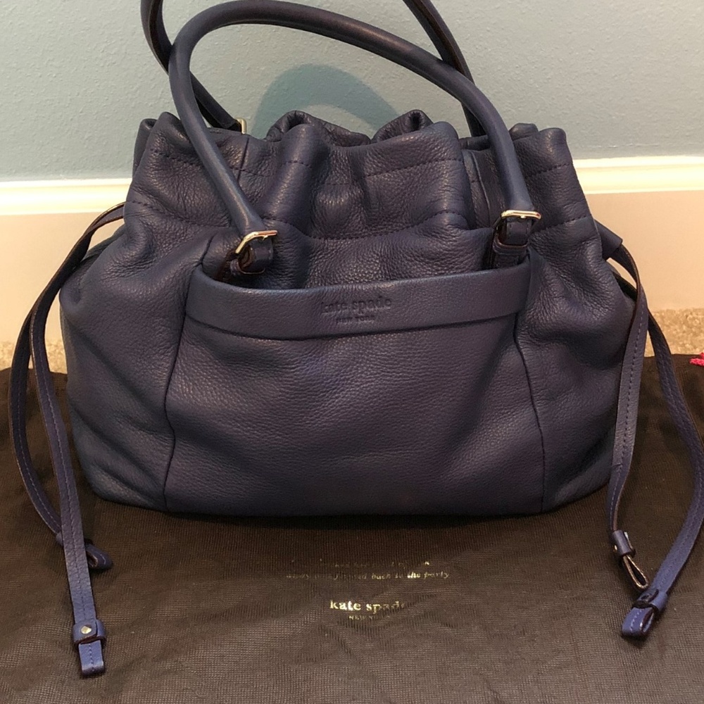 KATE SPADE New York Purple Leather Shoulder Bag